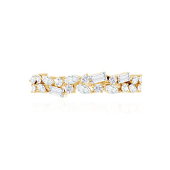 Real Diamond Half Eternity Band Ring