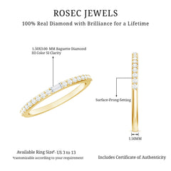 Real Diamond Half Eternity Ring
