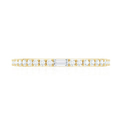 Real Diamond Half Eternity Ring