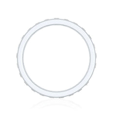 2.75 CT Channel Set Black Spinel Eternity Ring