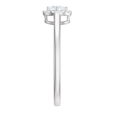 Natural 0.25 Carat Diamond Promise Ring with Certificate