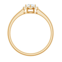Natural 0.25 Carat Diamond Promise Ring with Certificate