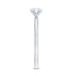 Solitaire Round Diamond Promise Ring
