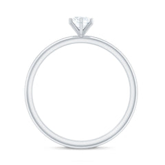 Solitaire Round Diamond Promise Ring