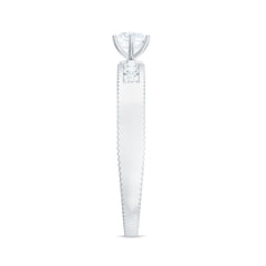 Natural Diamond Solitaire Engagement Ring for Women