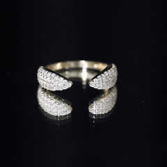 Certified Pave Set Moissanite Ring Enhancer