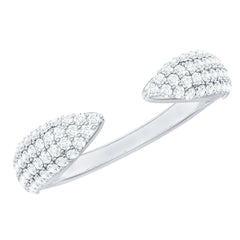 Certified Pave Set Moissanite Ring Enhancer