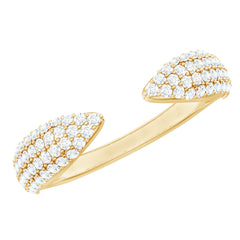 Certified Pave Set Moissanite Ring Enhancer