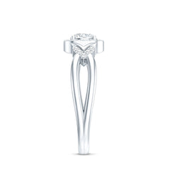 Lab Grown Diamond Halo Engagement Ring