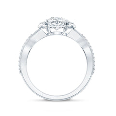 Nature Inspired Lab Grown Diamond Engagement Ring