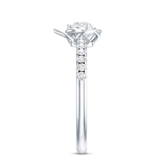 Certified Lab Grown Diamond Flower Promise Ring