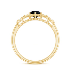 Certified Lab Grown Black Diamond Promise Ring