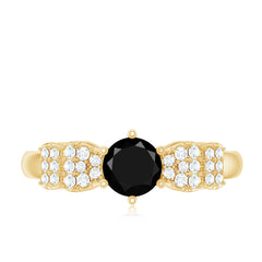 Certified Lab Grown Black Diamond Promise Ring