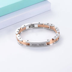 Silver Chain & Link Cremation Urn Bracelet
