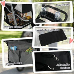 Compact All‑Terrain Pet Stroller