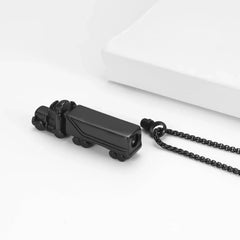 18 Wheeler Semi Truck Urn Necklace