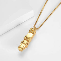 18 Wheeler Semi Truck Urn Necklace