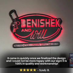 Custom Metal Sign - Personalized, Made-to-Order Steel Cut Design