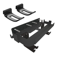 For PS5 Console iplay Wall-mounted Bracket Can Store Controllers/VR Glasses/Headphones(Black)