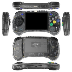 ANBERNIC RG ARC-S Handheld Game Console 4-Inch IPS Screen Linux System Portable Video Arcade 256G(Transparent Blue)