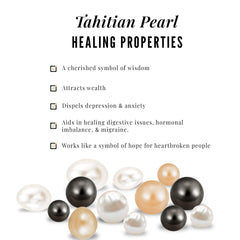 24.25 CT Natural Tahitian Pearl Bridal Infinity Drop Jewelry Set with Moissanite