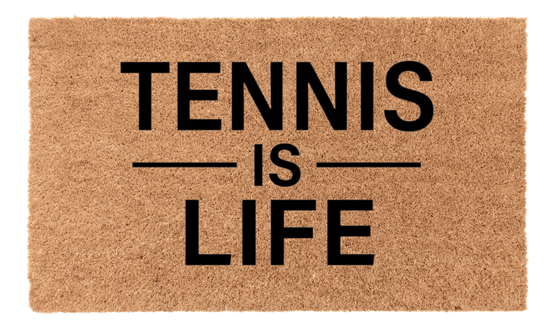 Tennis is Life Coir Mat