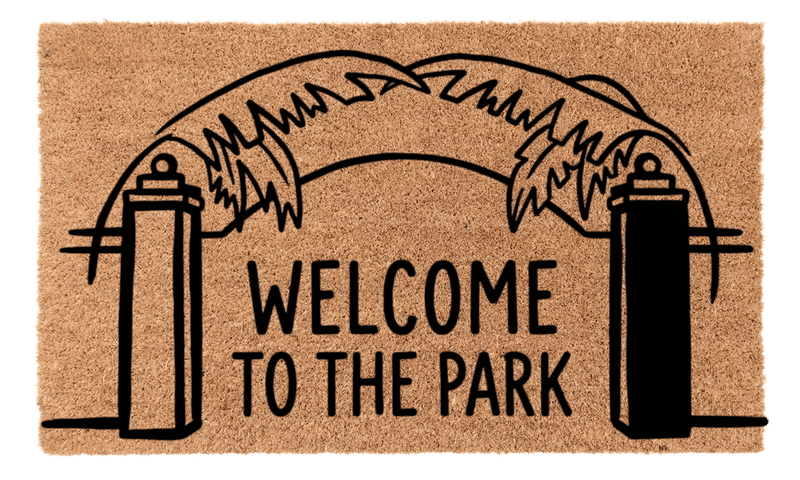 Welcome to the Park Coir Mat