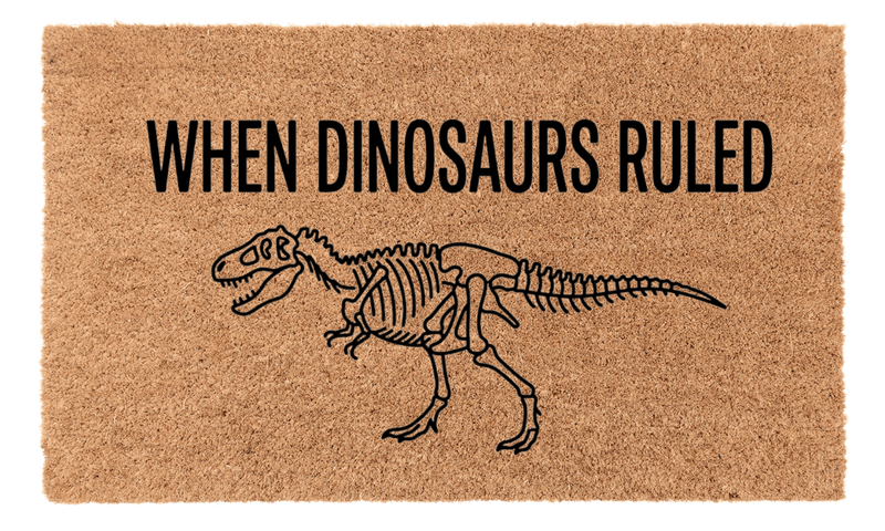 When Dinosaurs Ruled Coir Mat