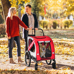 2-In-1 Pet Bike Trailer Stroller