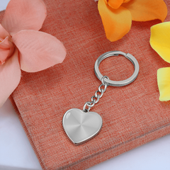 Graphic Heart Keychain