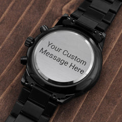 Engraved Black Watch