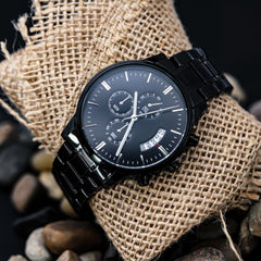 Engraved Black Watch