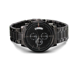 Engraved Black Watch