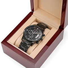 Engraved Black Watch