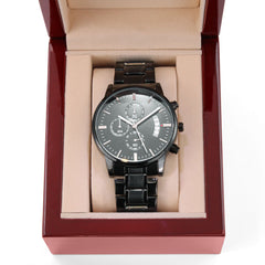 Engraved Black Watch