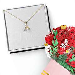 Necklace with Bouquet