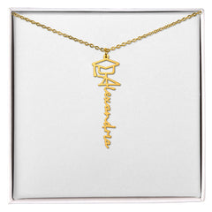 Graduation Name Necklace