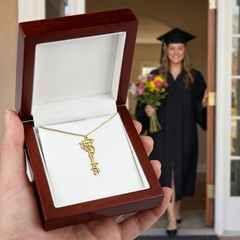 Graduation Name Necklace