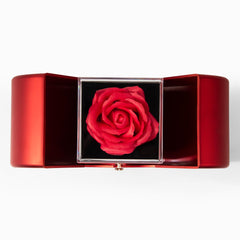 Necklace with Red Heart Rose Box
