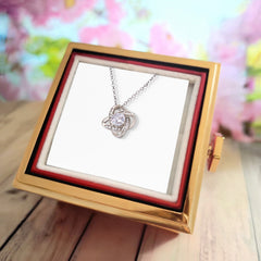 Love Knot Necklace & Gift Box