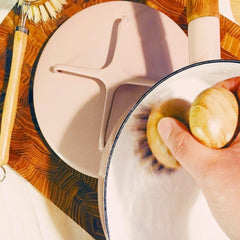 Tilley + Me Sustainable Bamboo Pot Scrubber - Tough on Stains, Gentle on Earth