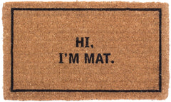 Hi I'm Mat Coco Doormat