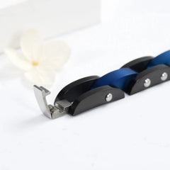Black Chain Link Cremation Urn Bracelet