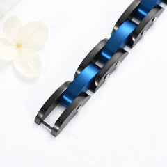 Black Chain Link Cremation Urn Bracelet