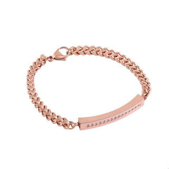 Classic Cremation Urn Bracelet With Gemstones