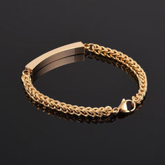 Classic Cremation Urn Bracelet With Gemstones