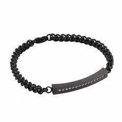 Classic Cremation Urn Bracelet With Gemstones