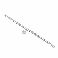 Heart Shaped Charm Urn Cremation Bracelet