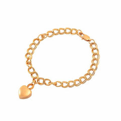 Heart Shaped Charm Urn Cremation Bracelet