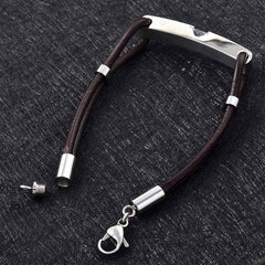 Modern Men's Cremation Urn Bracelet
